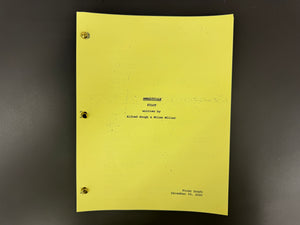 AUTOGRAPHED "SMALLVILLE PILOT" SCRIPT